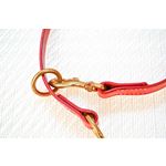 LPNY Hybrid Red Leather Dog Collar