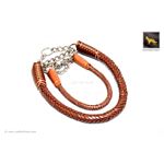 Roman II Braid Martingale Leather Collar