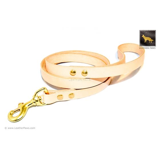 Sand Beige Leather Leash (Limited Edition)