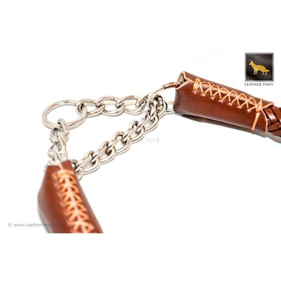 Roman II Braid Martingale Leather Collar